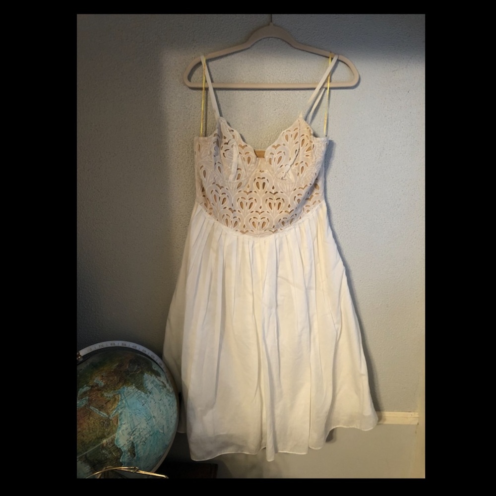 Catherine Malandrino lace white dress